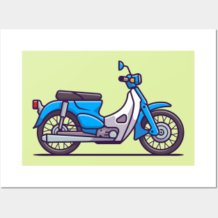 Classic Motorcycle Posters and Art